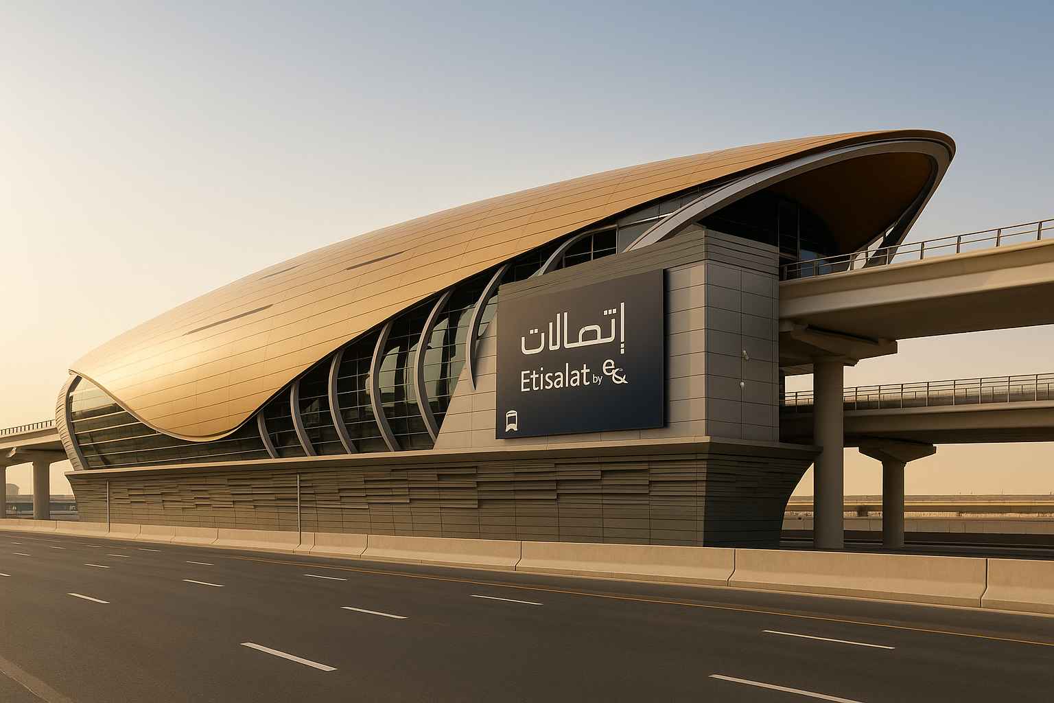 Metro Station Etisalat | Dubai