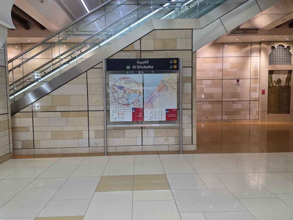 Al Ghubaiba Metro Station, Dubai