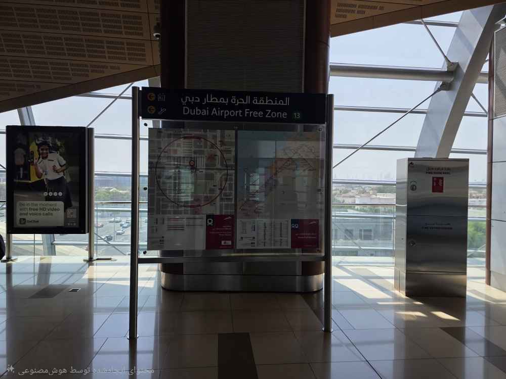Free Zone Airport Metro Station | Dubai