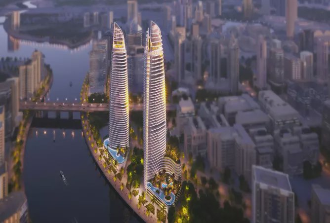 Two-Bedroom Canal-View Apartment at Canal Heights 2 by DAMAC – Business Bay, Dubai