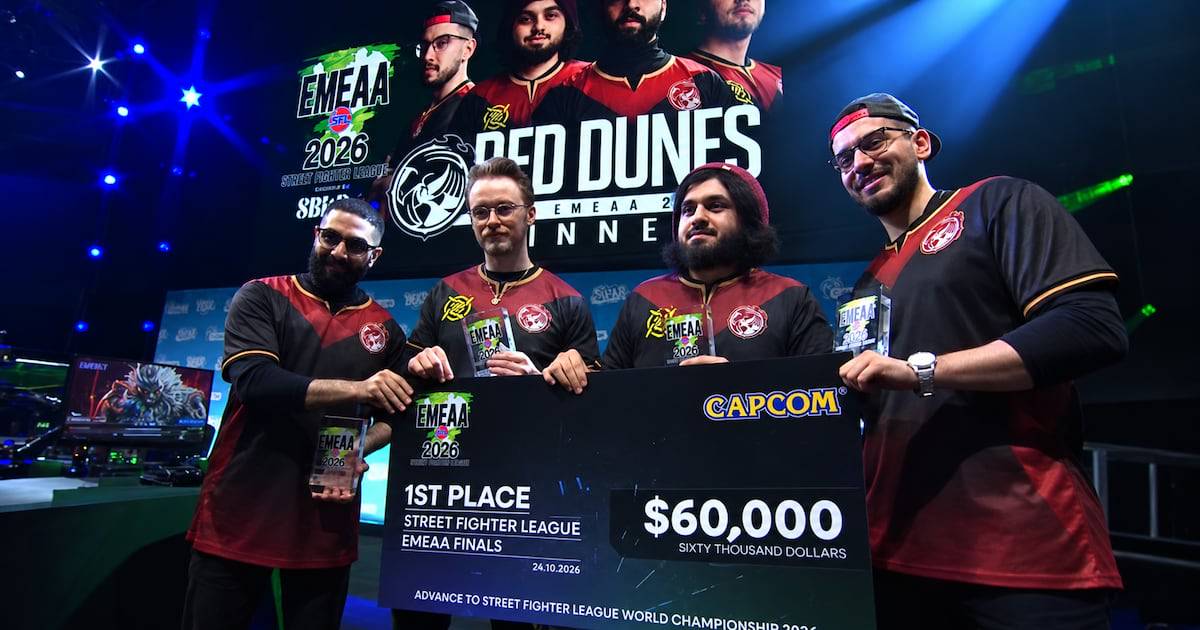 Abu Dhabi's Red Dunes crowned Street Fighter League regional champions