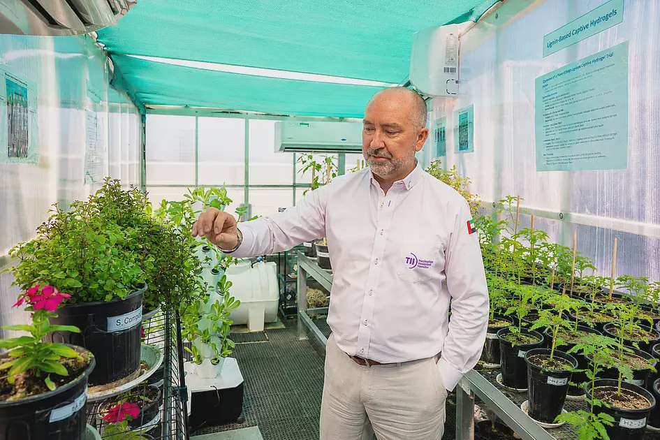 باحثون إماراتيون يطورون هلاما من مخلفات النباتات يقلص استهلاك مياه الري 30%